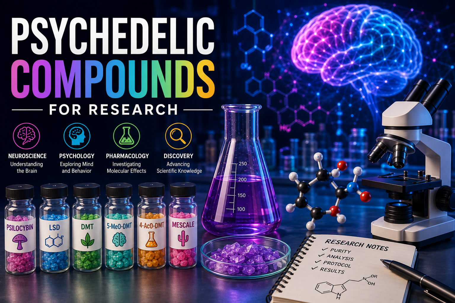 Buy Psychedelic Compounds: Scientific Research, Safety Considerations, and Emerging Areas of Study