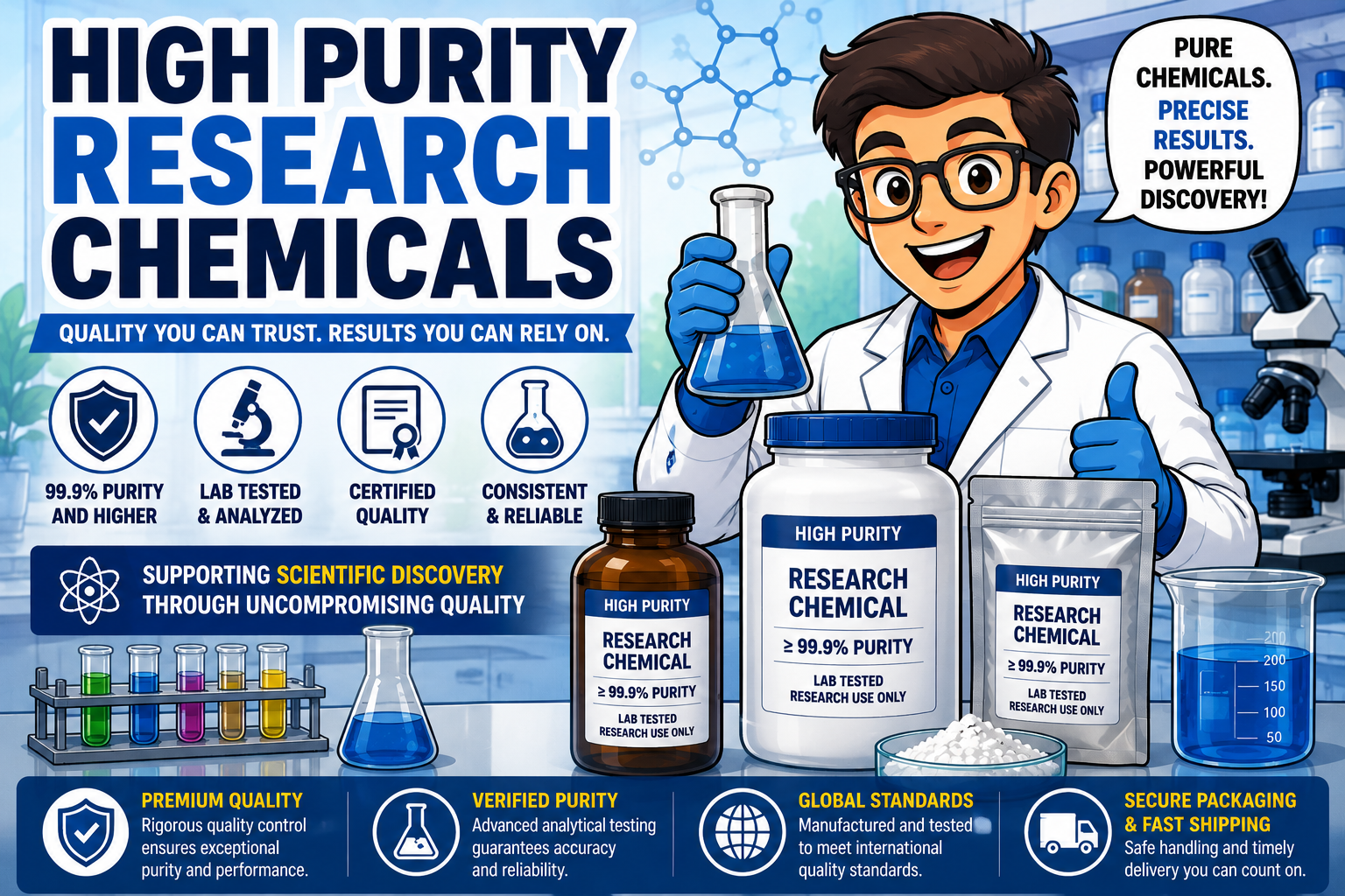 high purity research chemicals