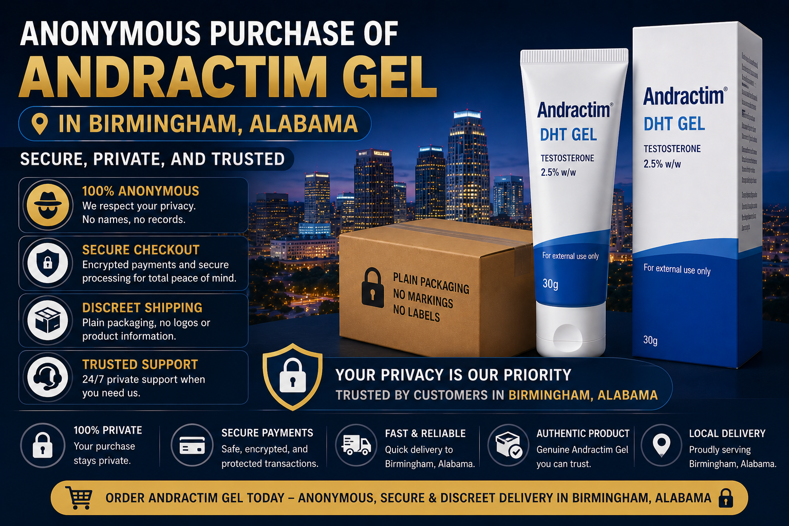 anonymous purchase of andractim gel in birmingham alabama