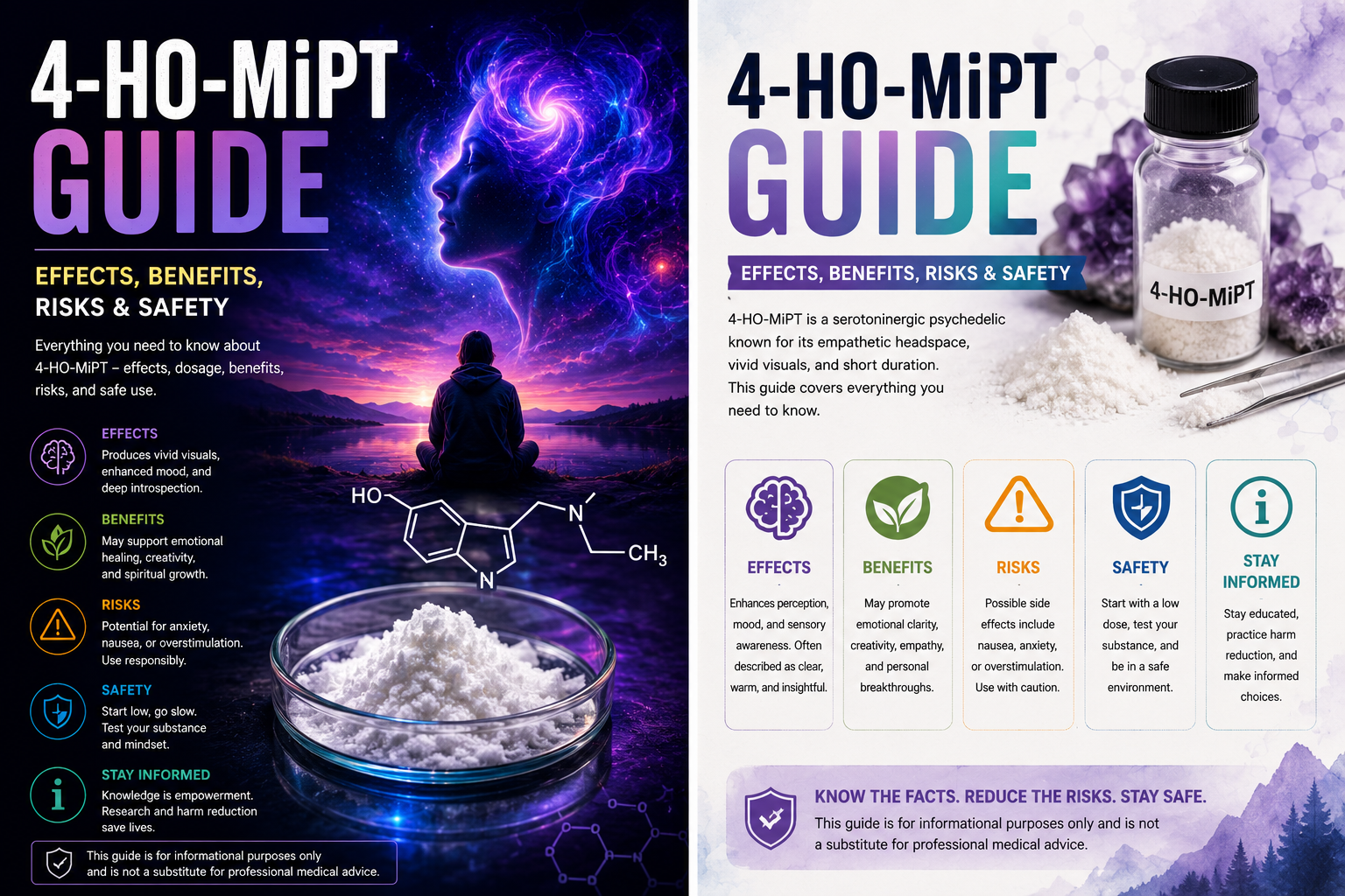 4-HO-MiPT Guide: Chemistry, Effects, Pharmacology, Risks, and Research Overview